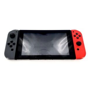 Nintendo Switch v2 Console HAC-001(-01) w/ Gray & Red Joy-Con Tested & Works